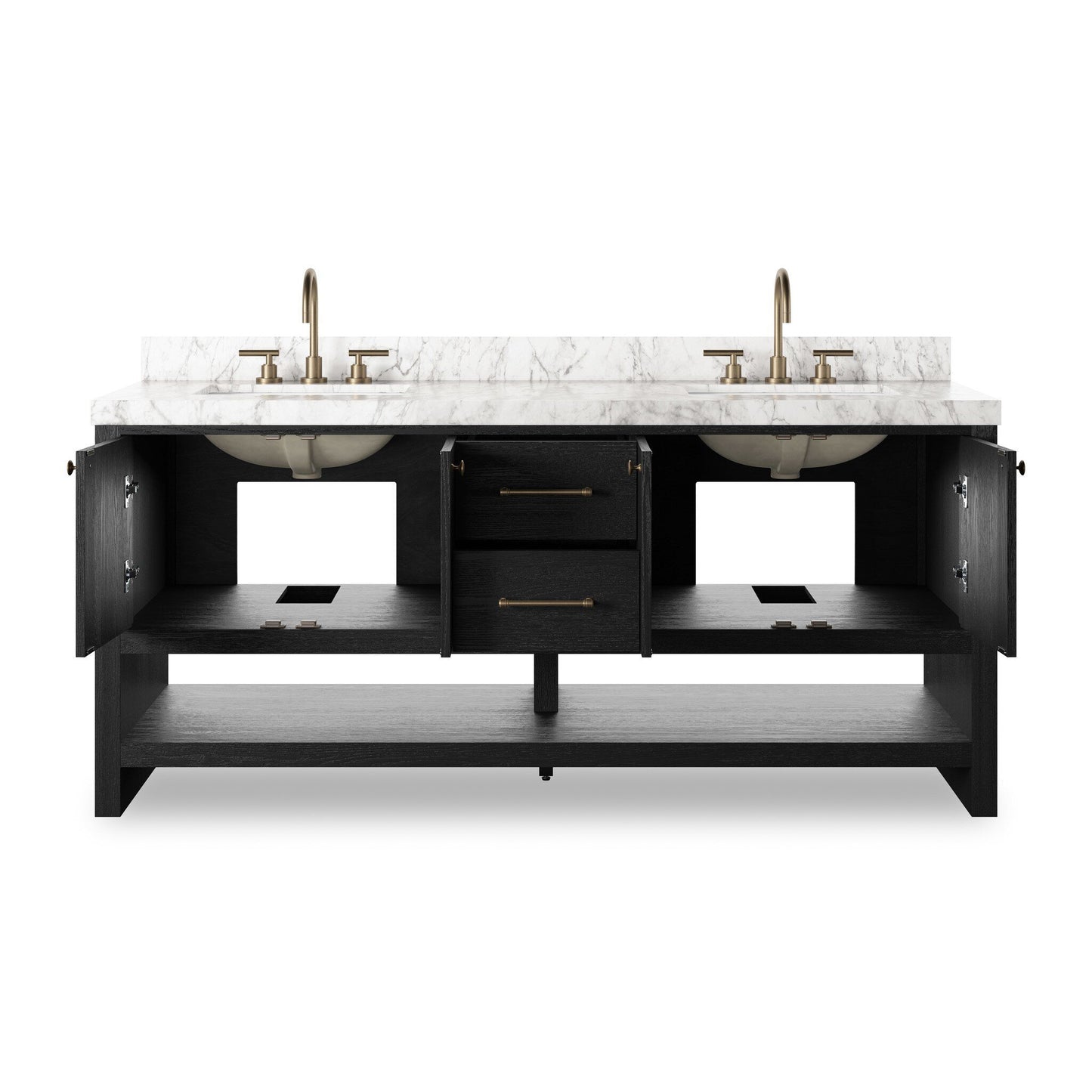 Aelred Double Vanity - Washed Natural Veneer