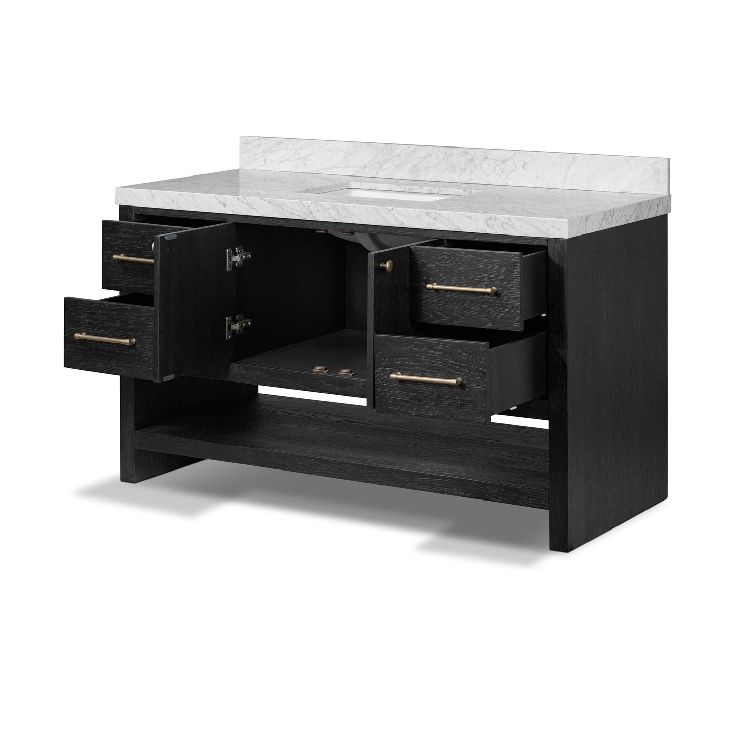 Ashford Single Wide Vanity - Washed Natural Veneer