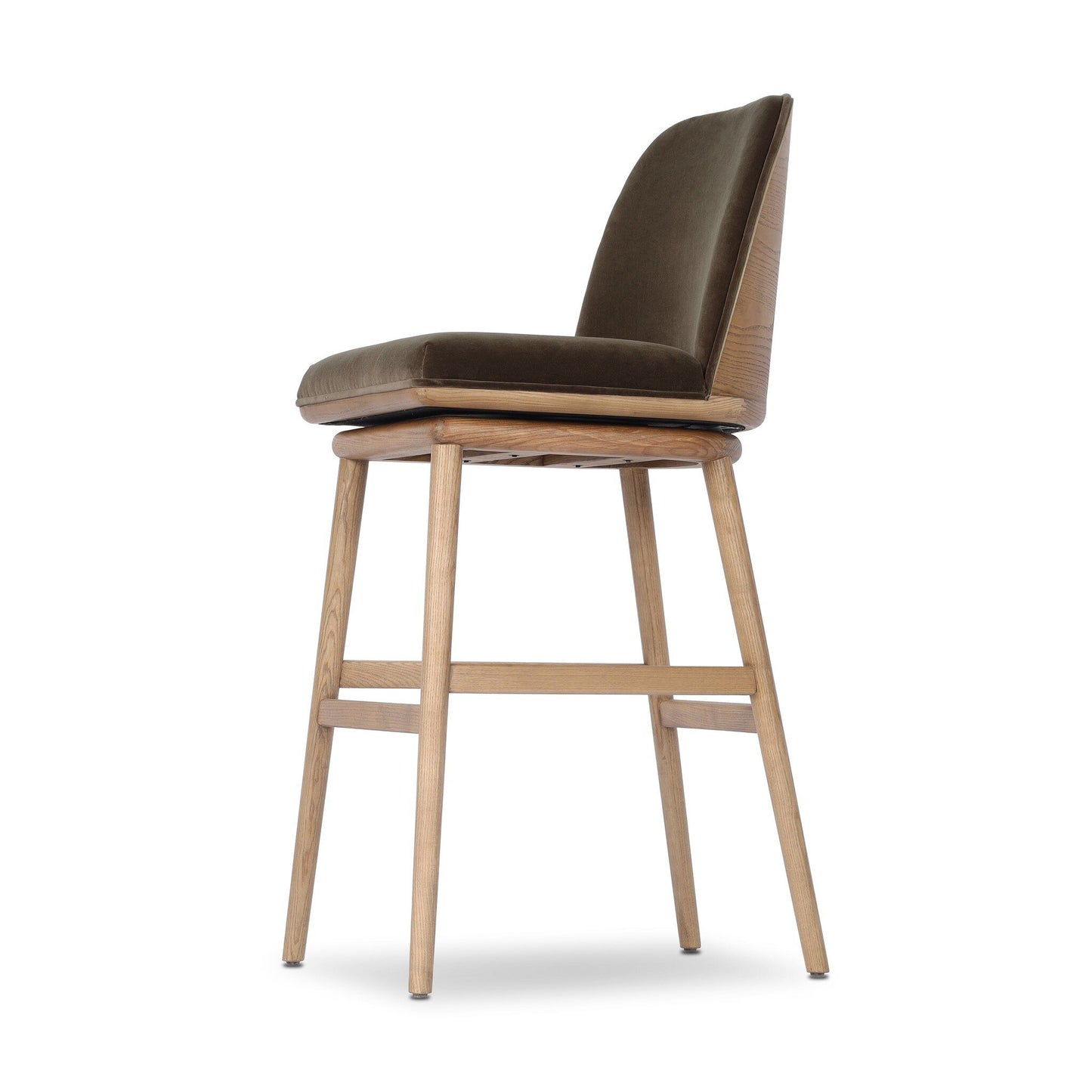 Crispin Swivel Bar + Counter Stool - Surrey Mink