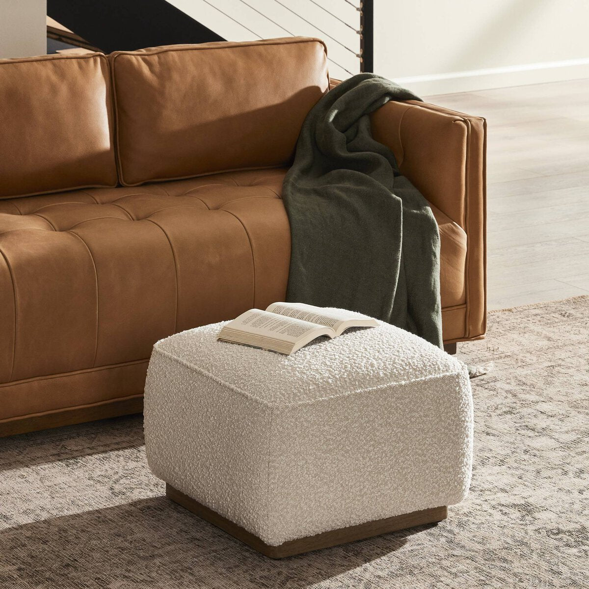Selma Square Ottoman - 21"