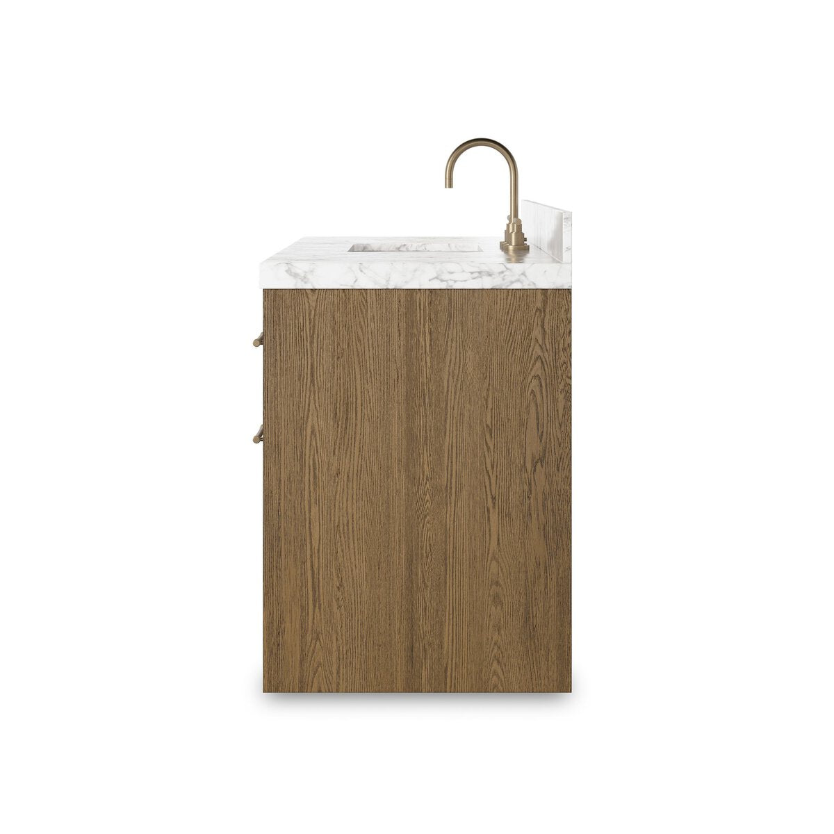Ashford Single Wide Vanity - Washed Natural Veneer