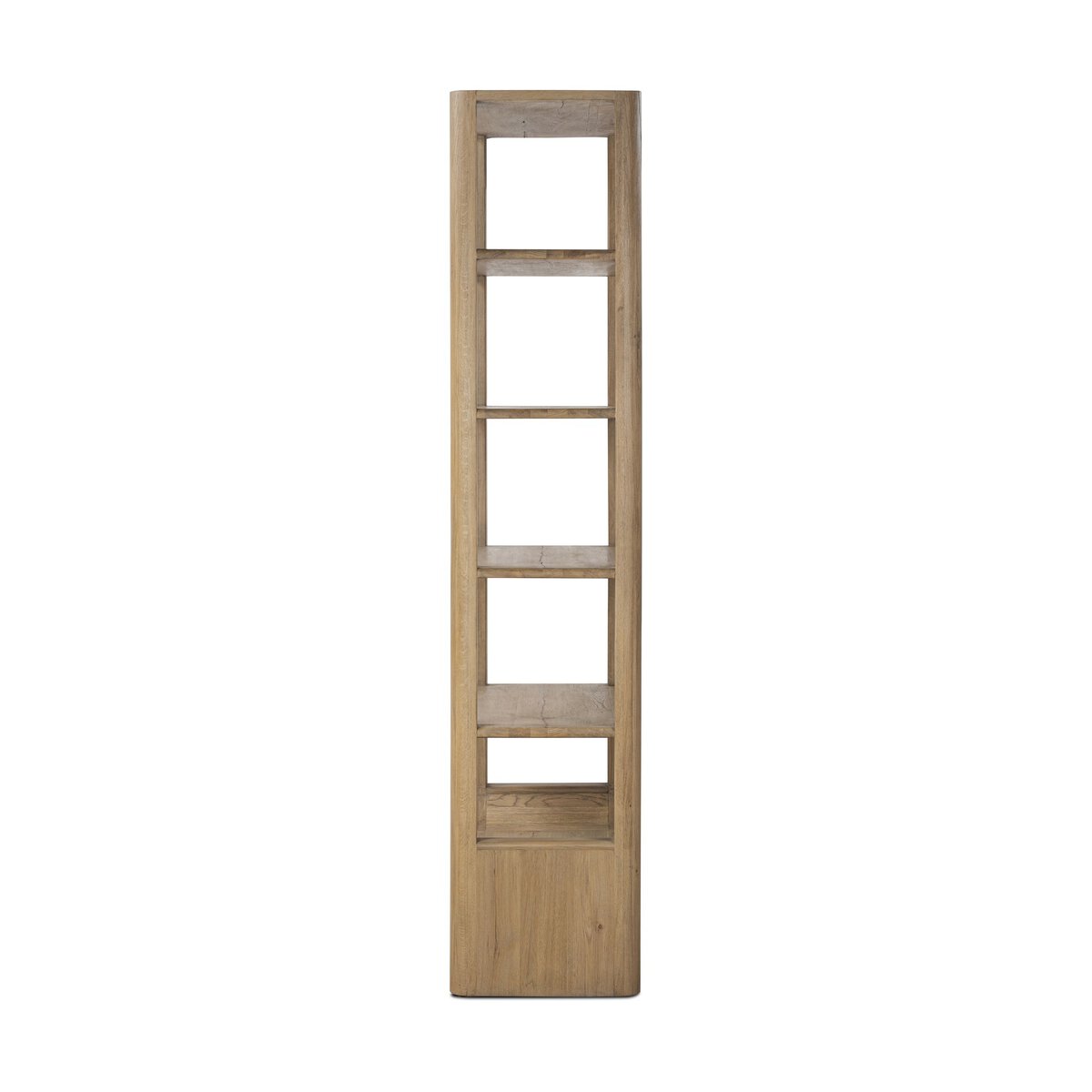 Leofwin Bookcase - Aged Natural Oak Veneer