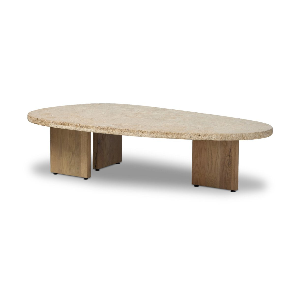 Thornwick Coffee Table - Chiseled Beige Lavastone