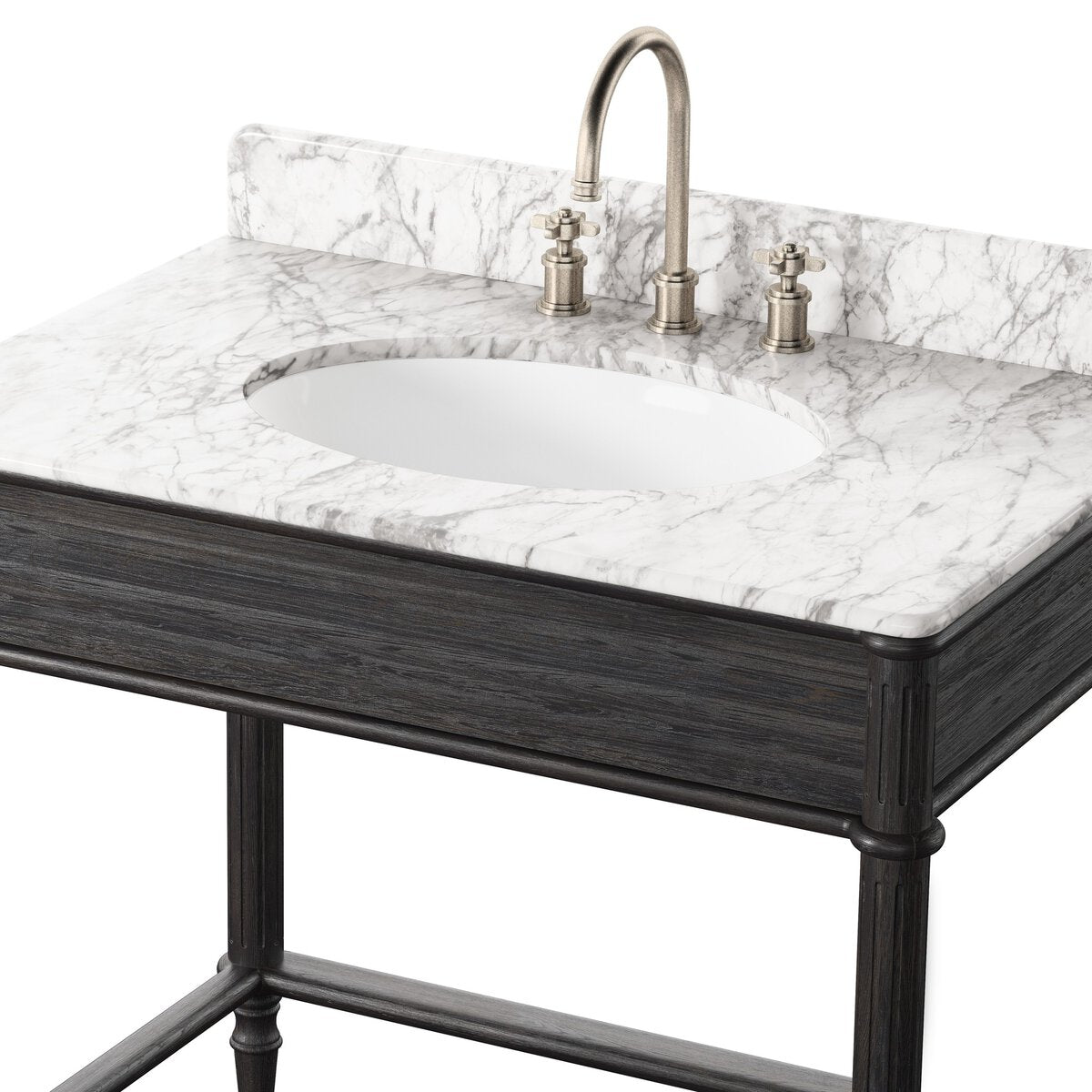 Thane Washstand - Satin Black Veneer