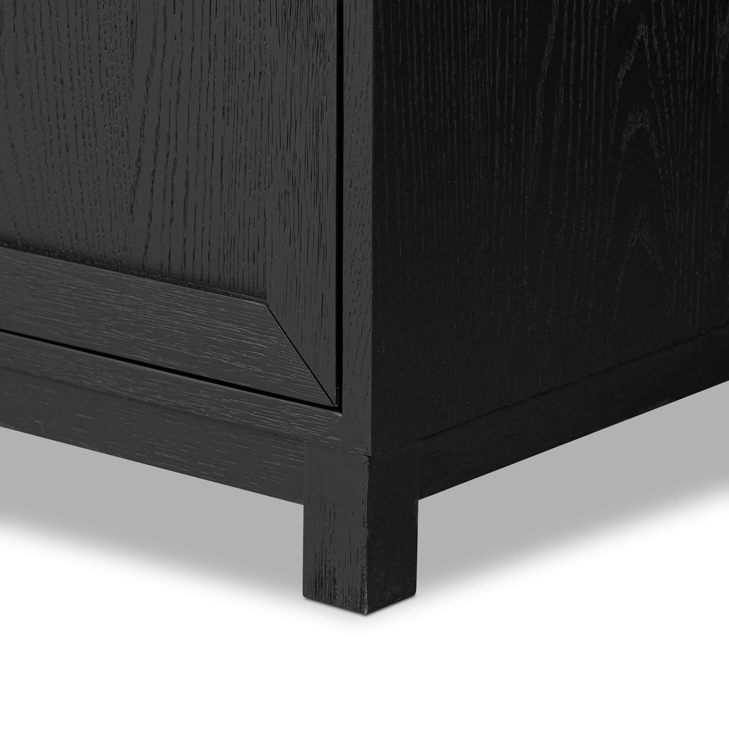 Magnus Single Vanity - Satin Drifted Black Veneer