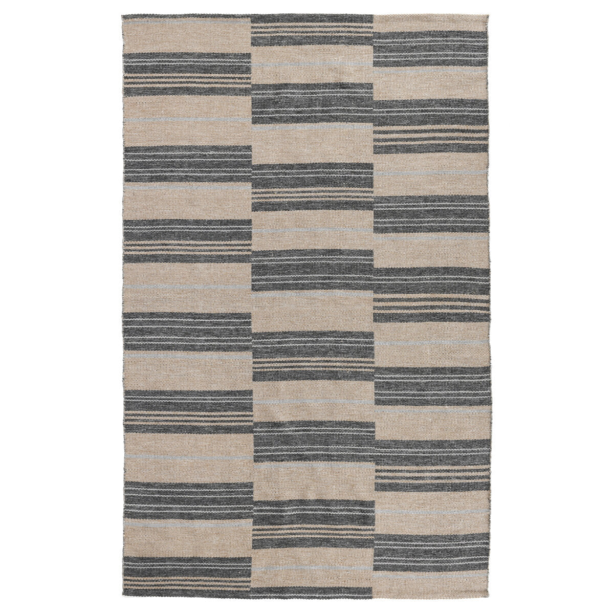 Indoor/Outdoor Colton Stripe Charcoal 2x3