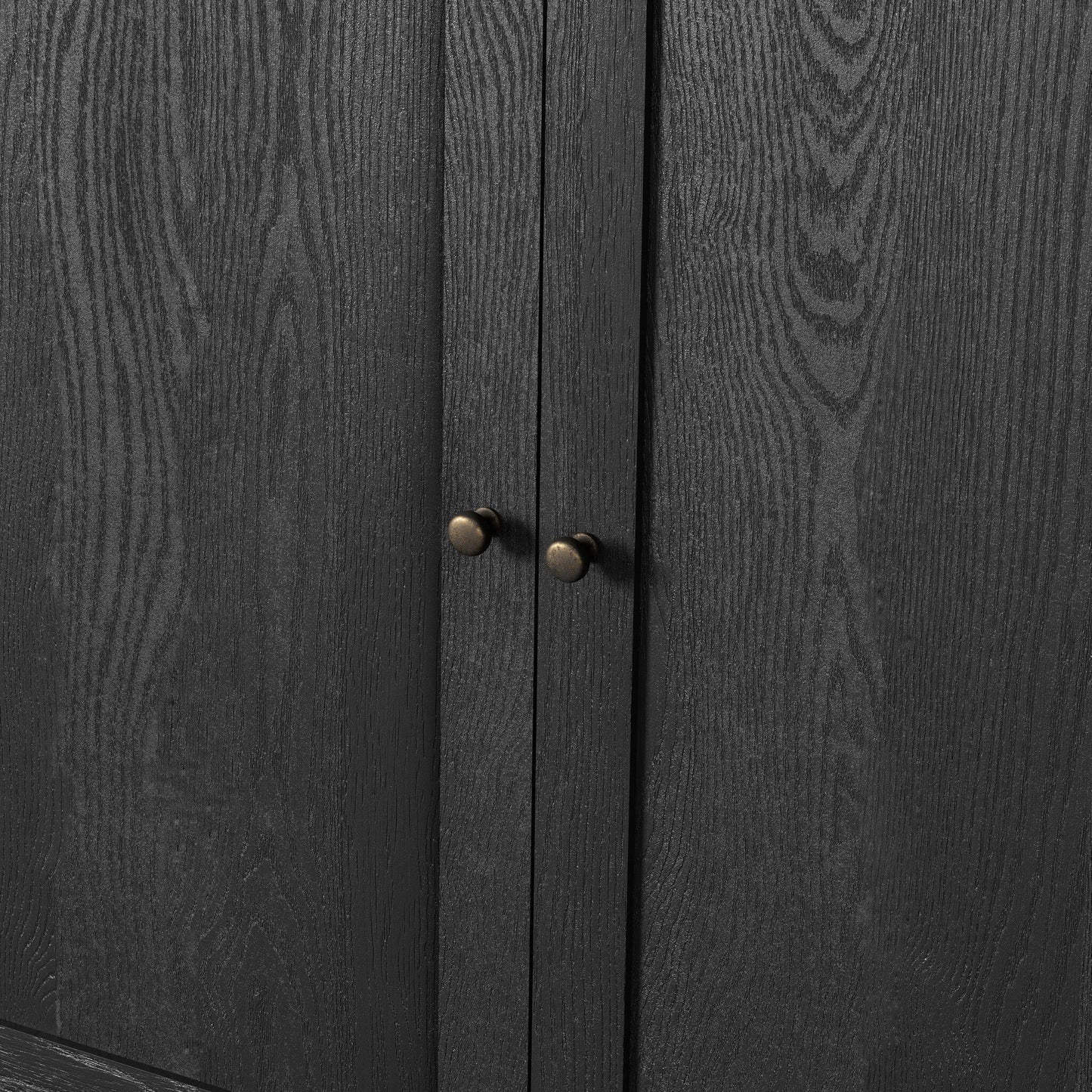 Magnus Single Vanity - Satin Drifted Black Veneer