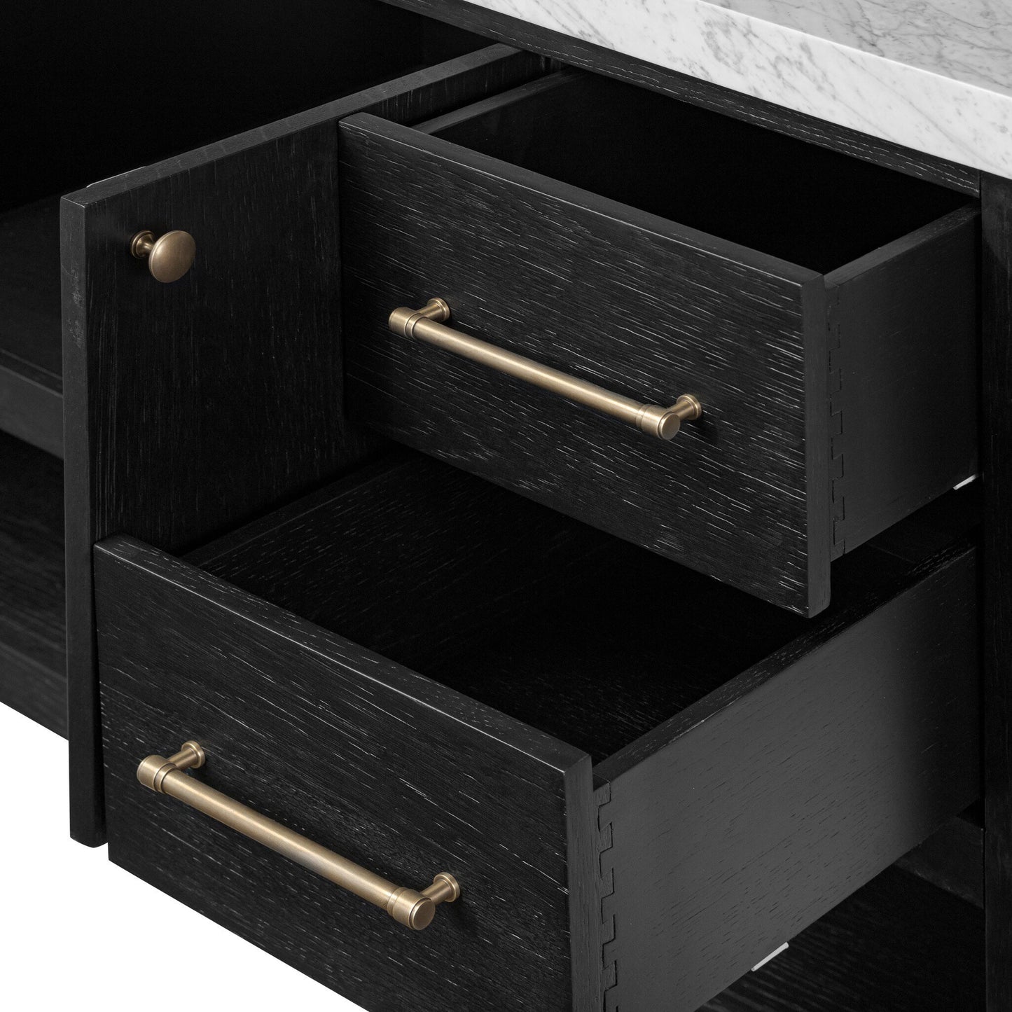 Ashford Single Wide Vanity - Washed Natural Veneer