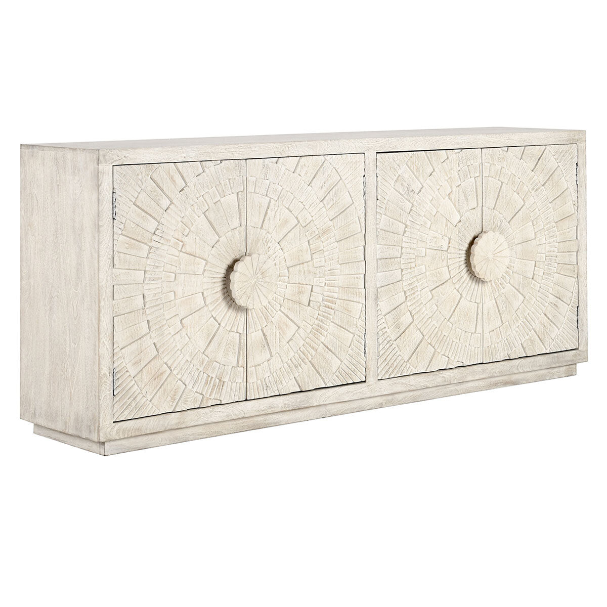 Apollo 4 Door Cabinet Coastal White