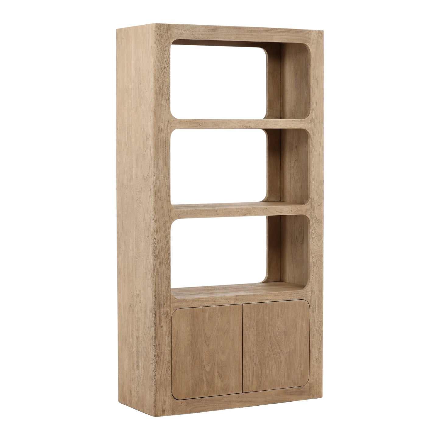 Leofwin Bookcase Weathered Natural
