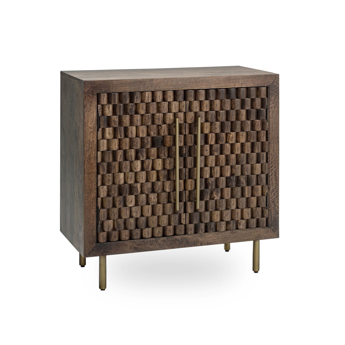 Norwood 2 Door Cabinet Bark Brown