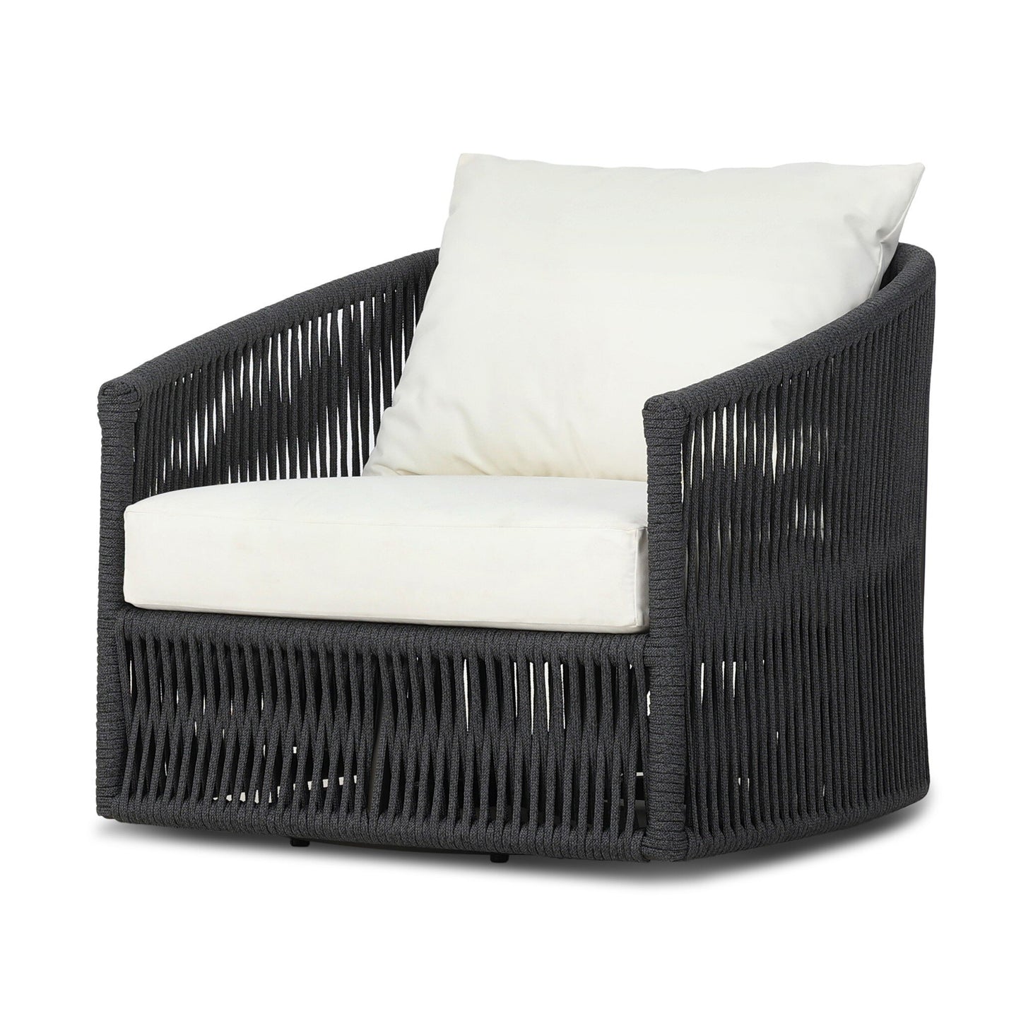 Peredric Outdoor Swivel Chair - Venao Charcoal
