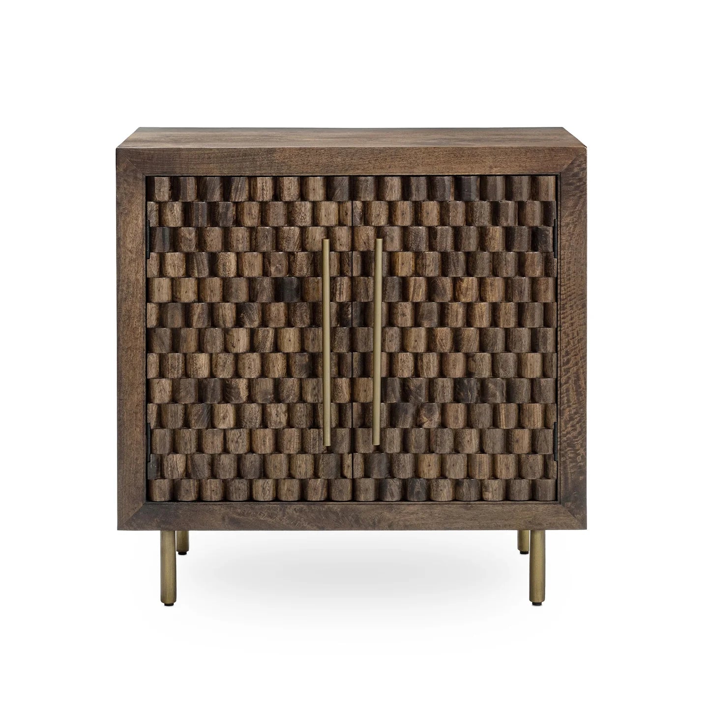 Norwood 2 Door Cabinet Bark Brown