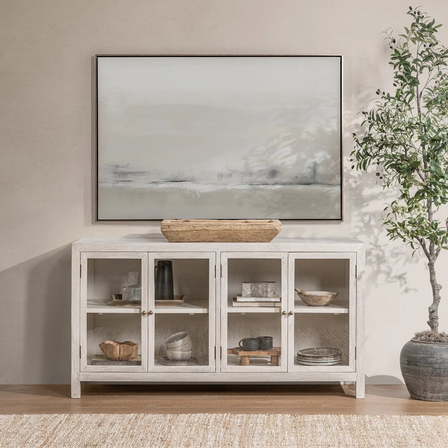 Hera 4 Door Buffet Creamwood