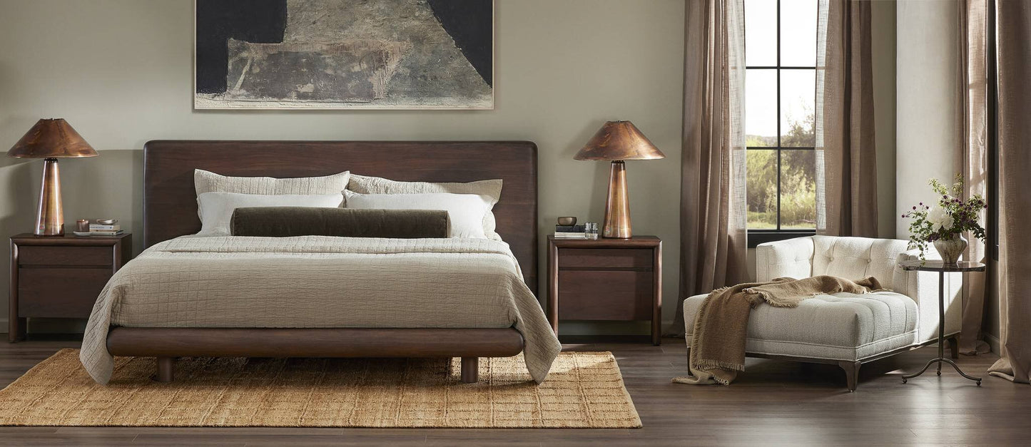 Dunstan Chaise Lounge - Sapphire Olive