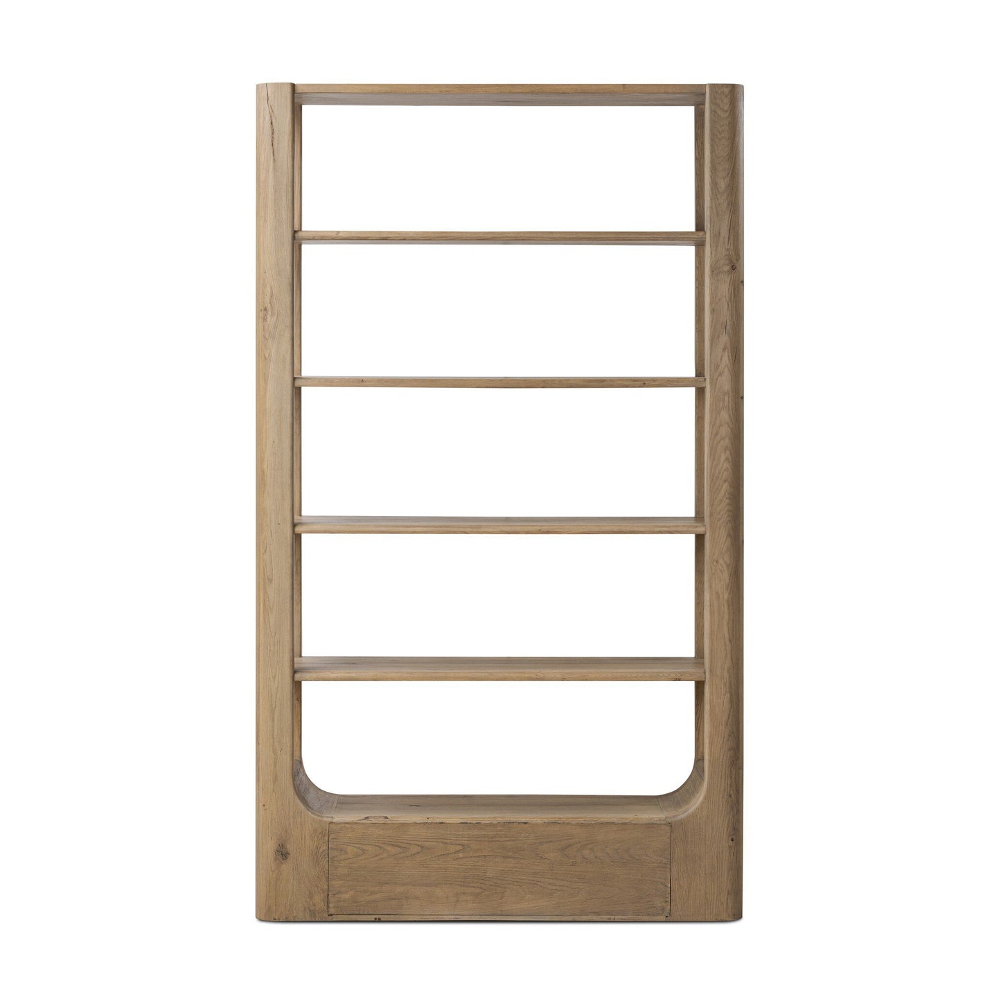 Leofwin Bookcase - Aged Natural Oak Veneer