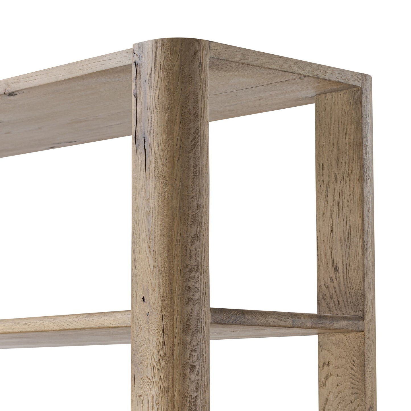 Leofwin Bookcase - Aged Natural Oak Veneer