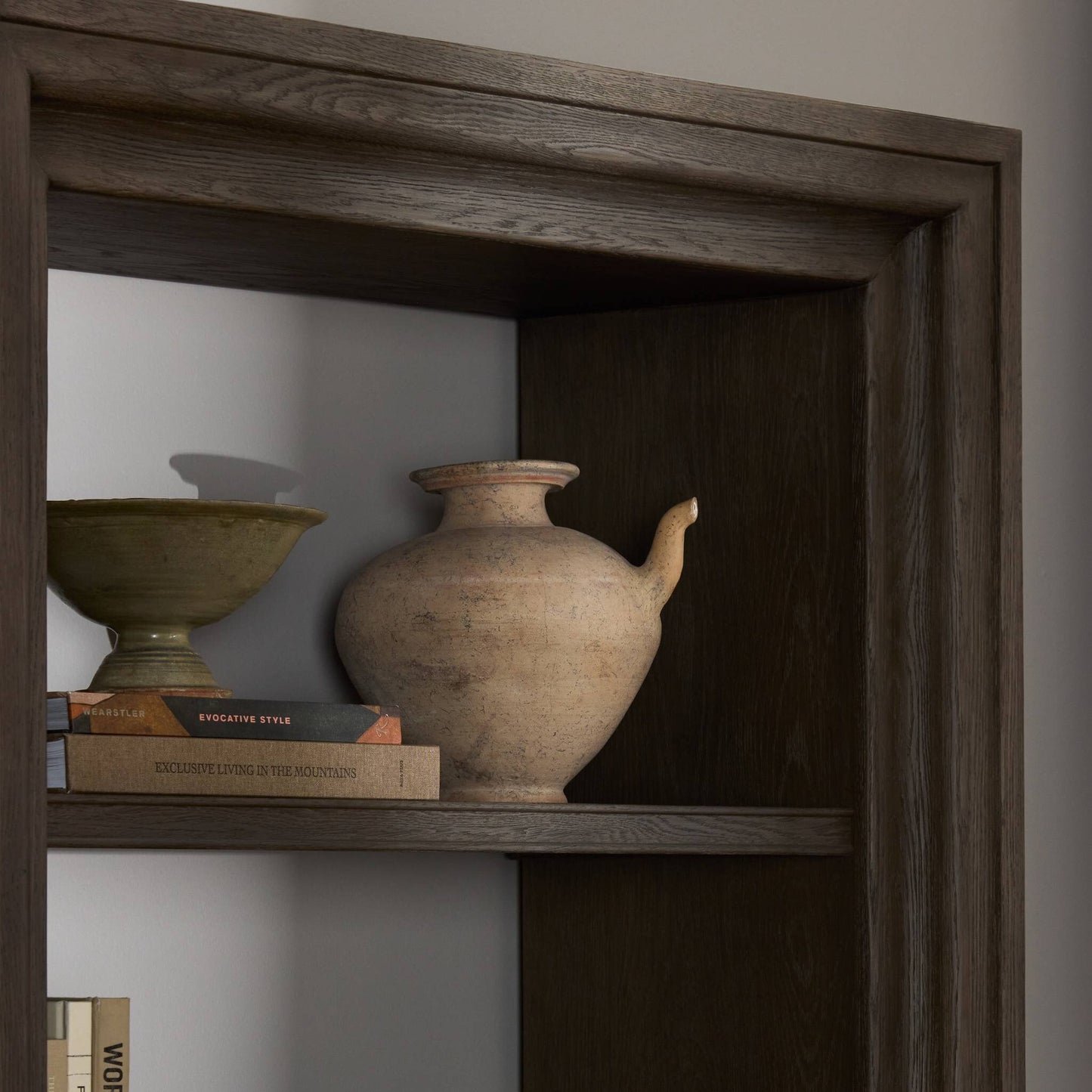 Aldwin Bookcase - Weathered Hazel Oak