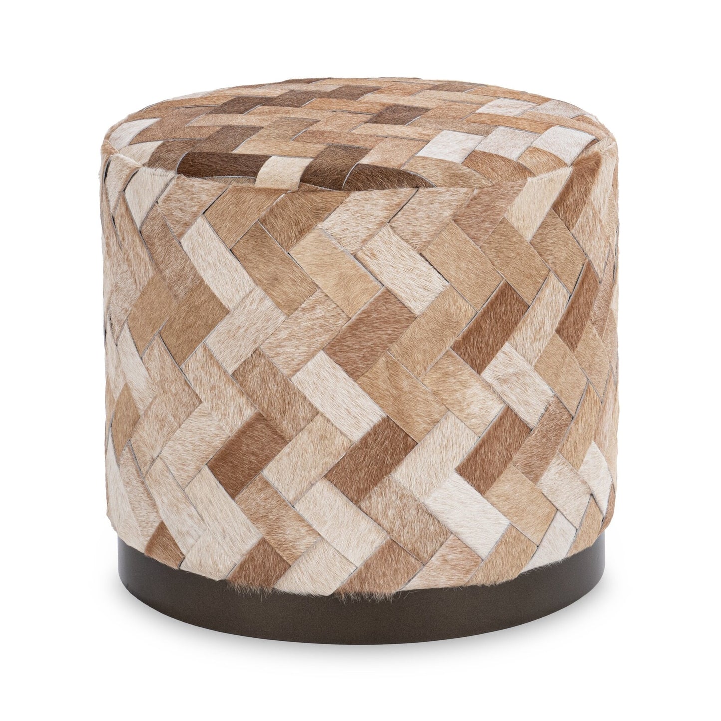 Sasha 18" Round Ottoman Canyon Dust
