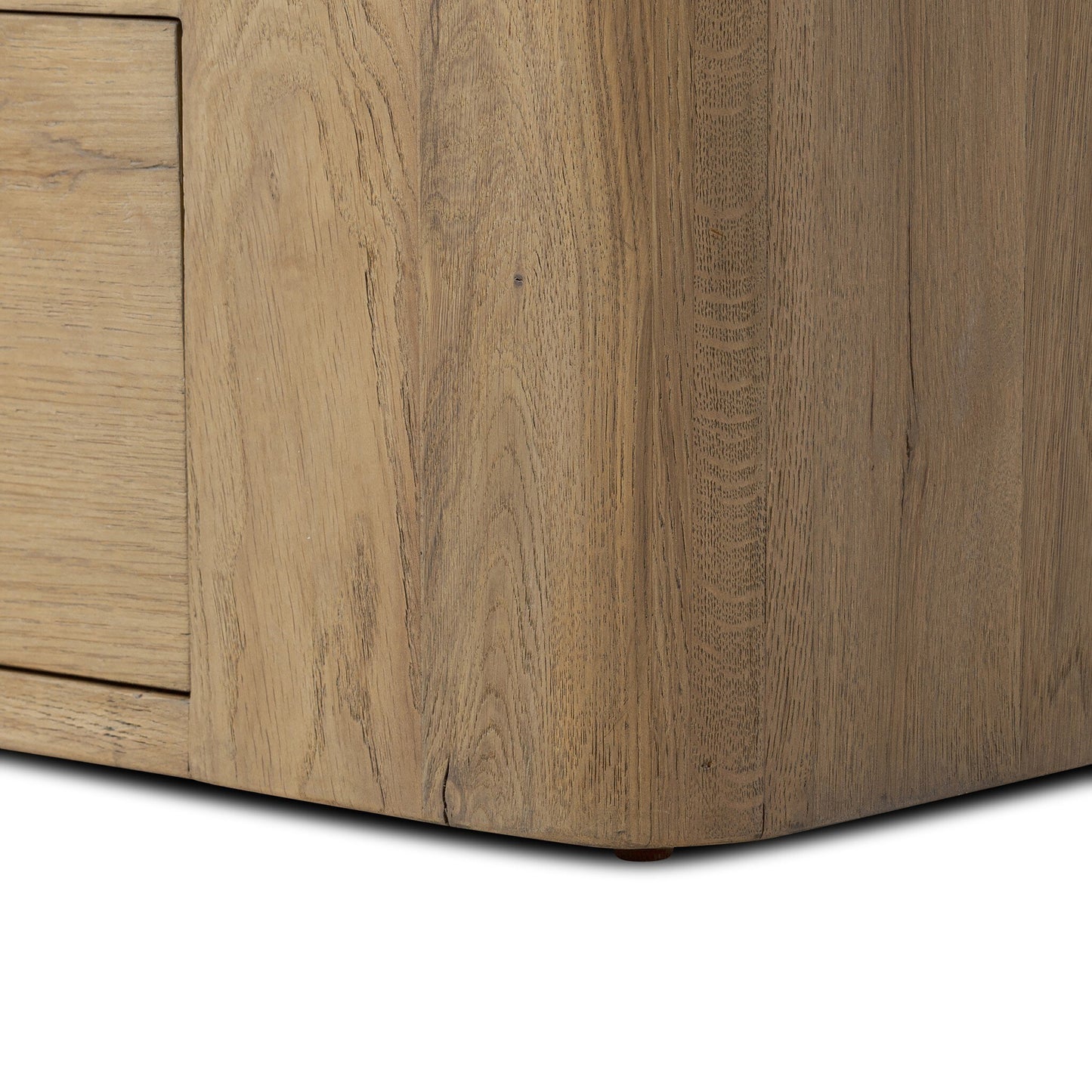 Leofwin Bookcase - Aged Natural Oak Veneer