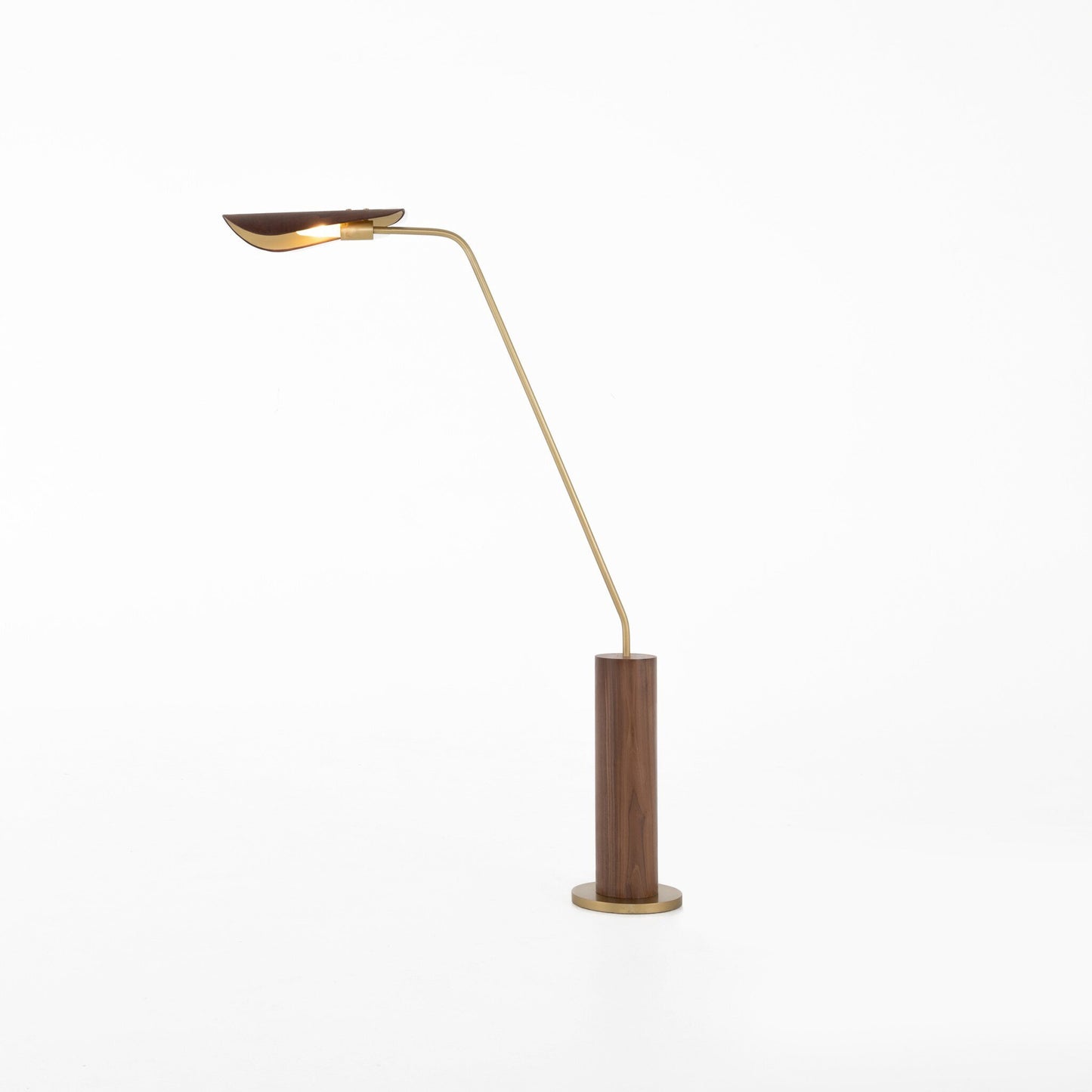 Aldwin Floor Lamp - Dark Walnut