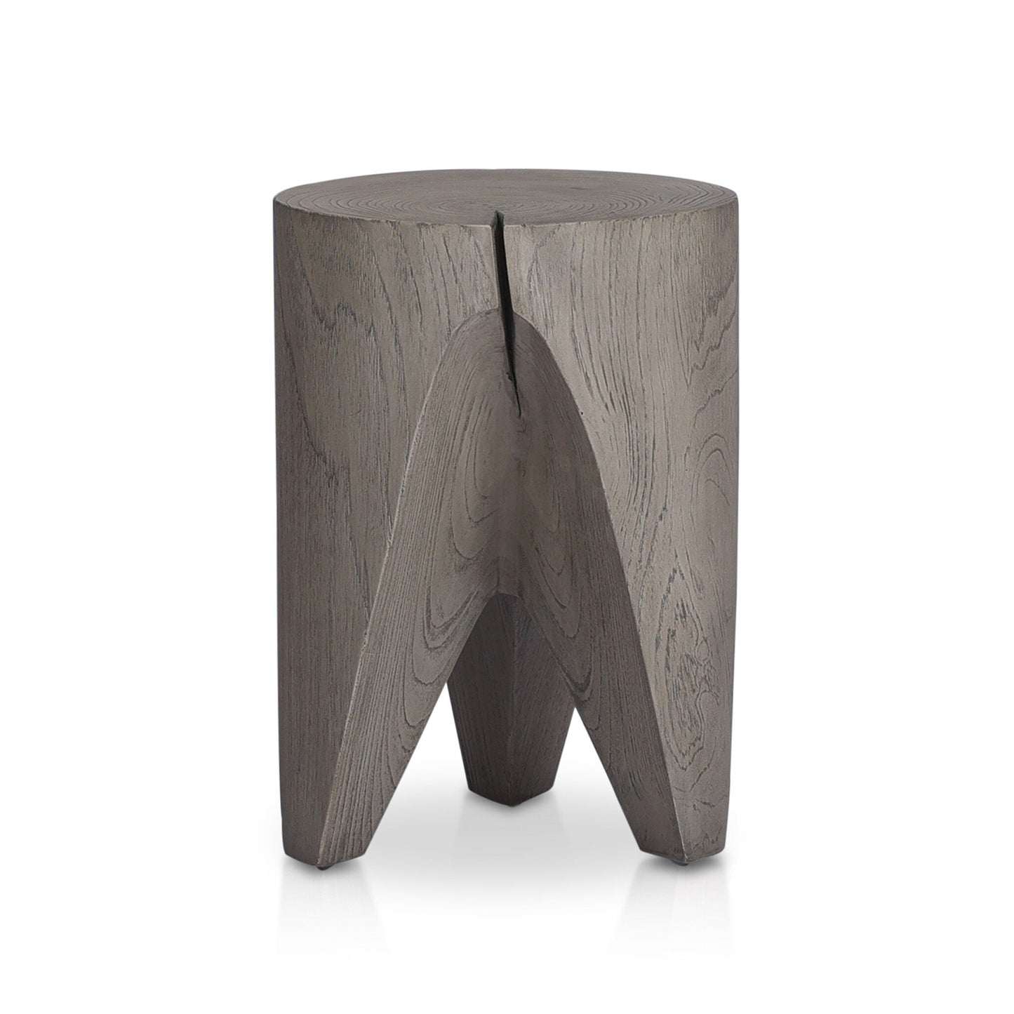 Pendric Outdoor End Table - Weathered Grey Teak