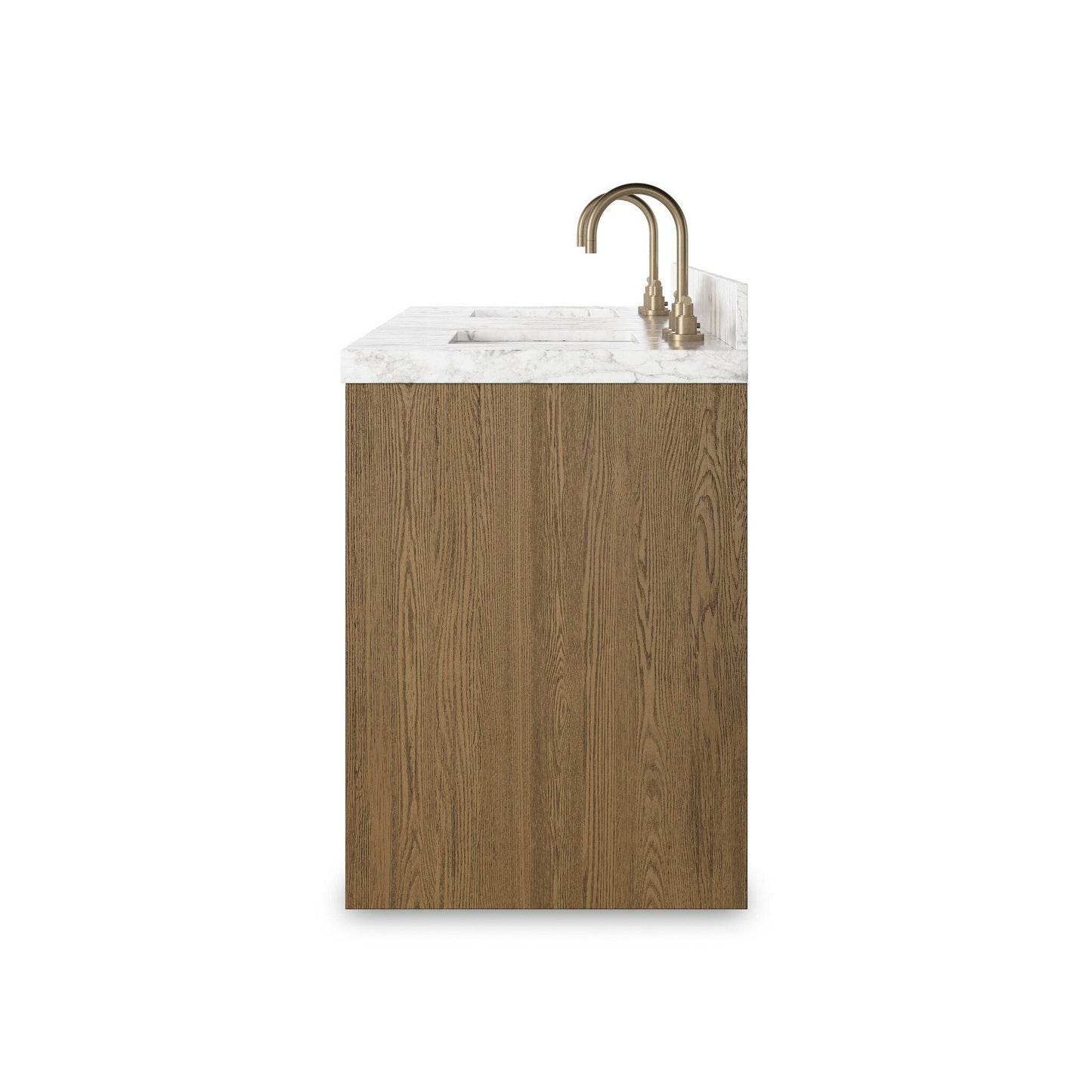 Aelred Double Vanity - Washed Natural Veneer