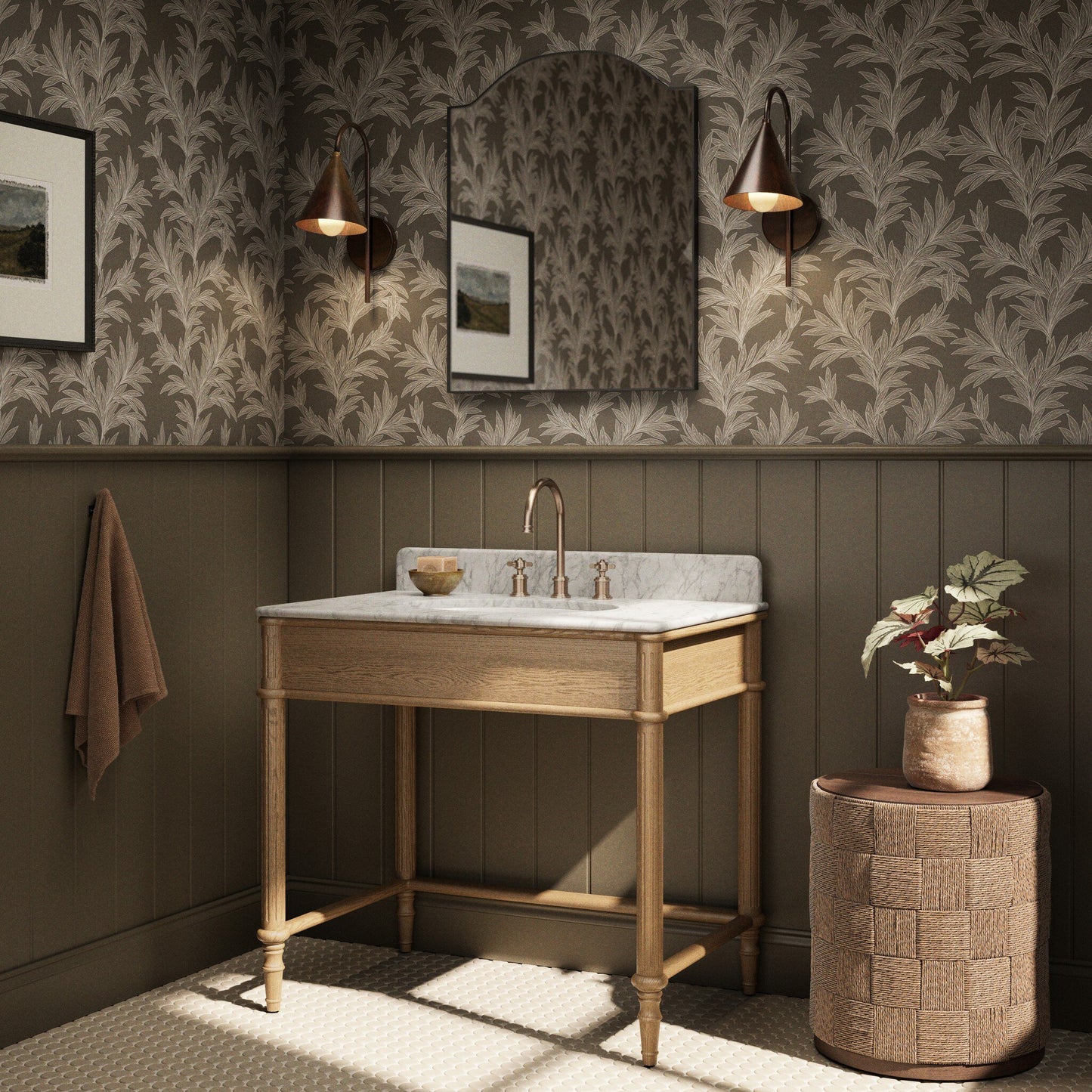 Thane Washstand - Satin Black Veneer