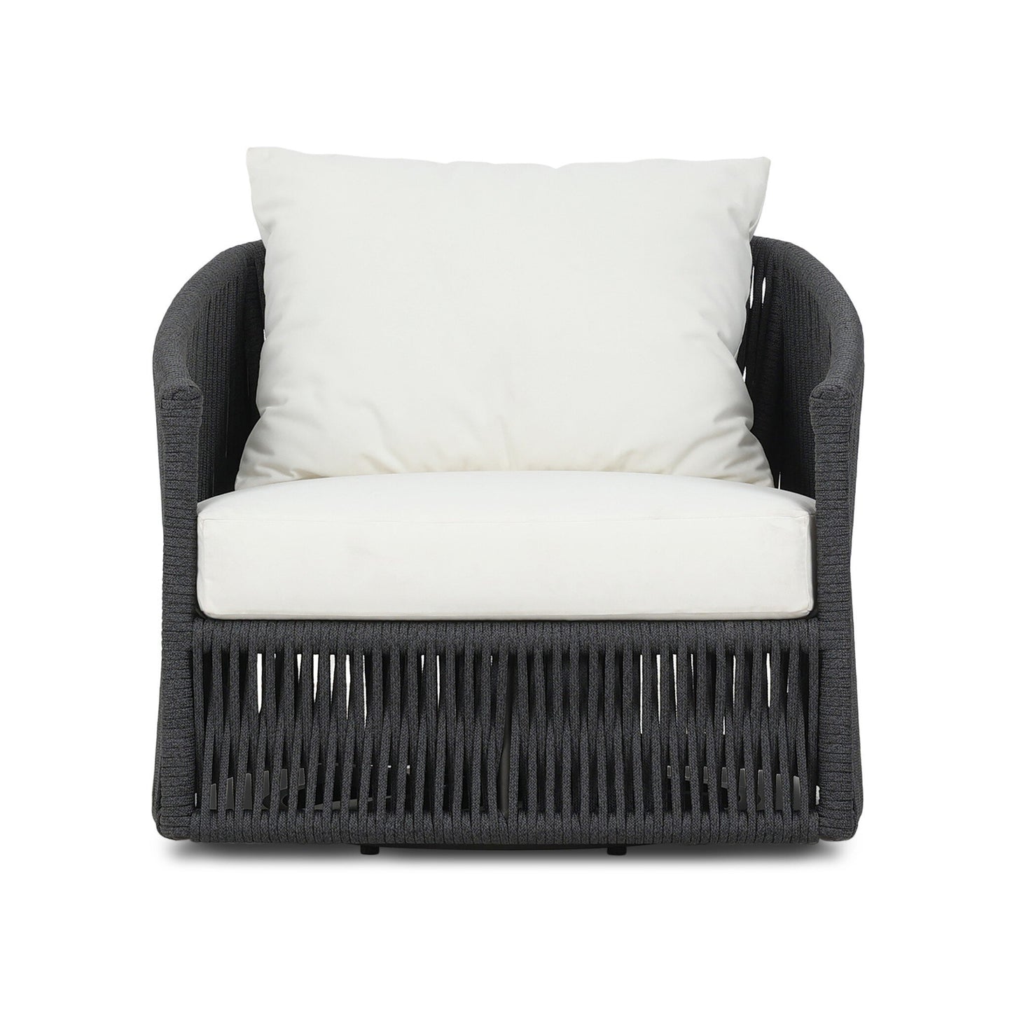 Peredric Outdoor Swivel Chair - Venao Charcoal