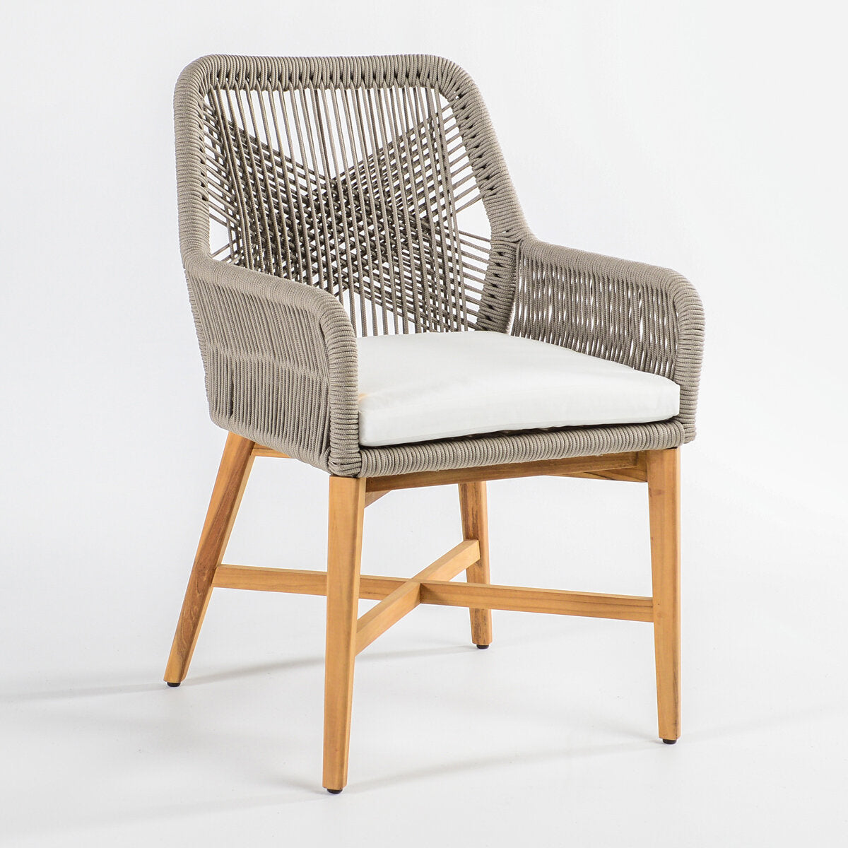 Maldric Outdoor Dining Chair Gray