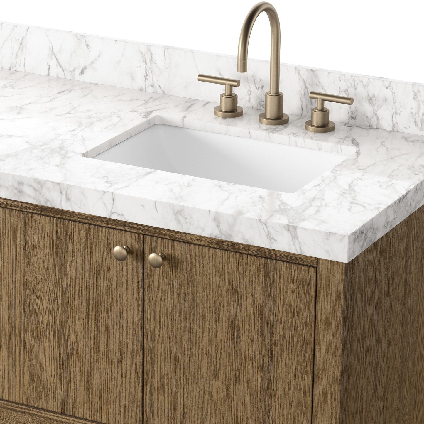 Aelred Double Vanity - Washed Natural Veneer