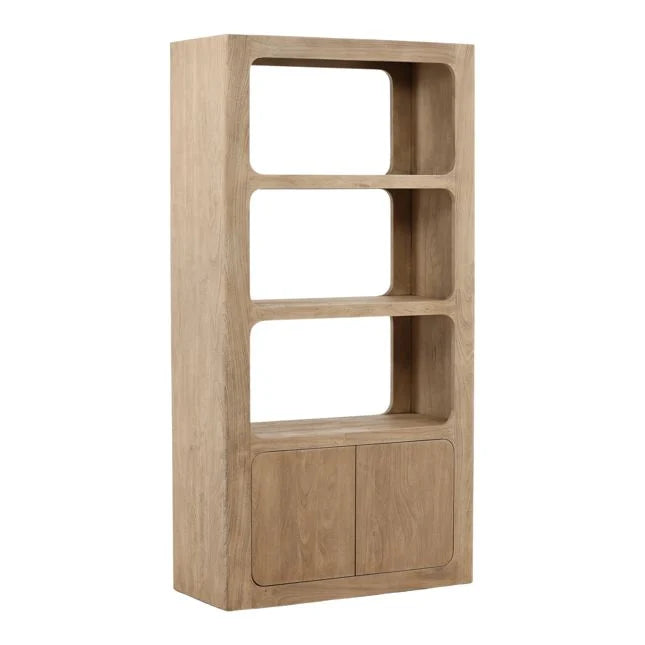 Leofwin Bookcase Weathered Natural