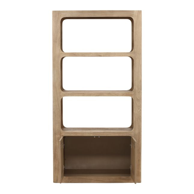 Leofwin Bookcase Weathered Natural