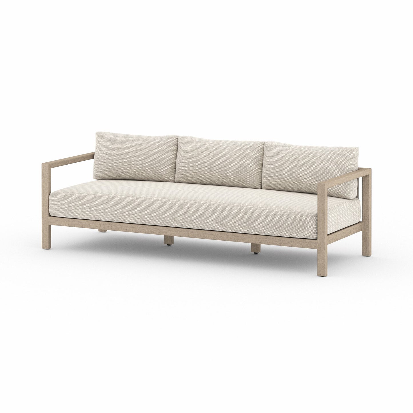 Sigeric Outdoor Sofa, Washed Brown - Venao Grey