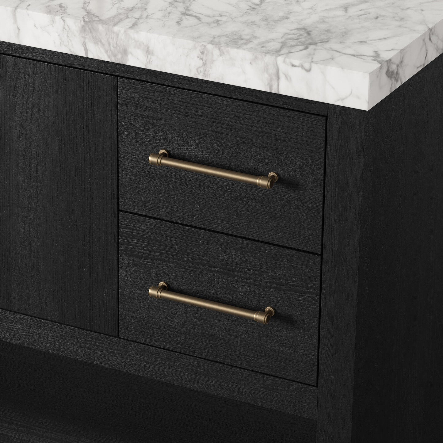 Ashford Single Wide Vanity - Washed Natural Veneer