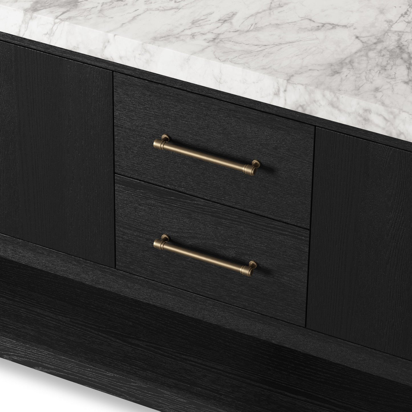 Aelred Double Vanity - Washed Natural Veneer